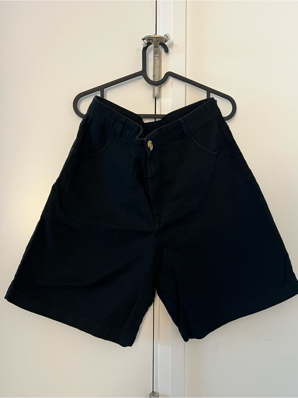Woman’s High Waisted Classic Black Casual Shorts